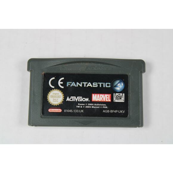 Marvel Fantastic 4 (Nintendo Game Boy Advance, 2005, GBA) cartridge only, tested - Picture 1 of 4